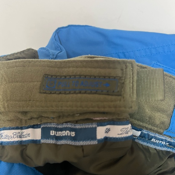 THE WHITE COLLECTION by BURTON Snowboarding Pants Blue Youth M (10/12) - Picture 5 of 9